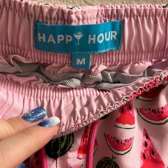✨Happy Hour Watermelon Swim Sz Medium Trunks✨ - Picture 3 of 7